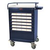 Harloff Value Med-Bin Cart with Key Lock, includes 24-each 5-inch Bins VLT24BIN5